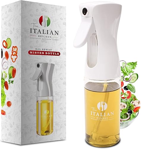 Miniatura 5 de The Italian Kitchen - Botella de aceite de oliva avanzada para cocinar, pulverizador de aceite para freír al aire, aderezo de ensaladas y más