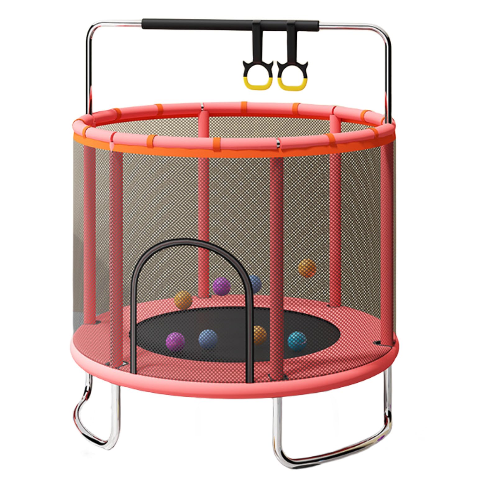 Amazon | トランポリン、子供用トランポリン、直径1.4メートル、耐荷重
