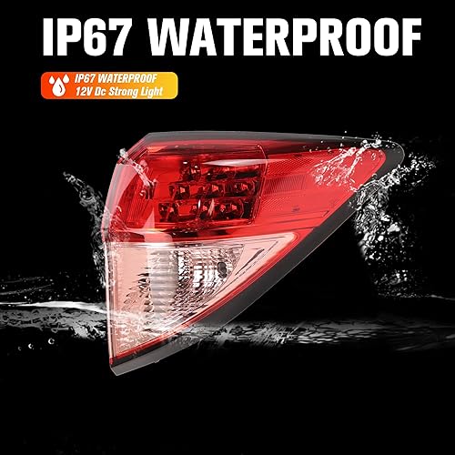 Miniatura 10 de Luces traseras LED, luz trasera, freno, exterior, montaje compatible con Honda HR-V HRV 2016 2017 2018 Reemplazar lado izquierdo del conductor
