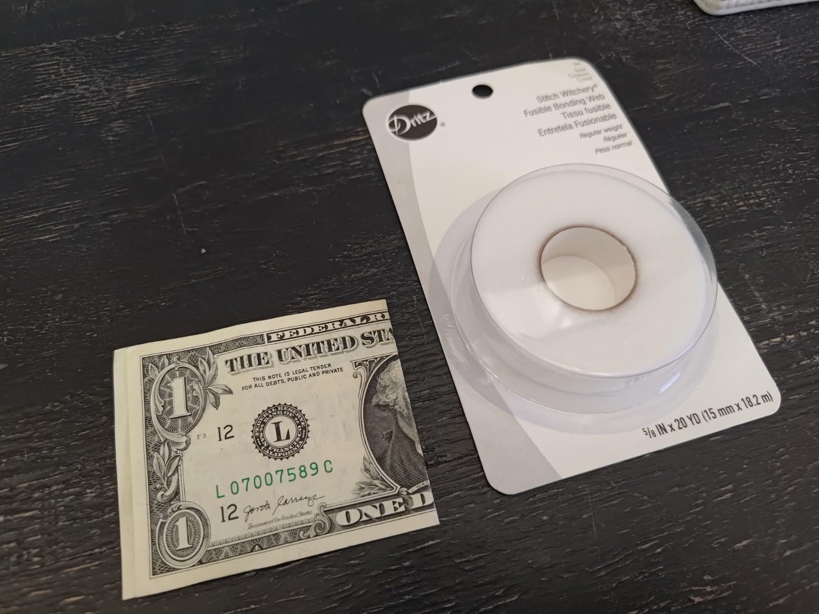 Helped to repair a t-shirt hole