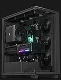 CPU Cooler Air, Dual Tower CPU Cooler with 120mm PWM Fan,6 Heat Pipes CPU Air Cooler for AM5/AM4/AM3, Cooler for PC Compatible with Intel LGA 1851/1700/1150/2011/2066/1151/1155/1156(Black)