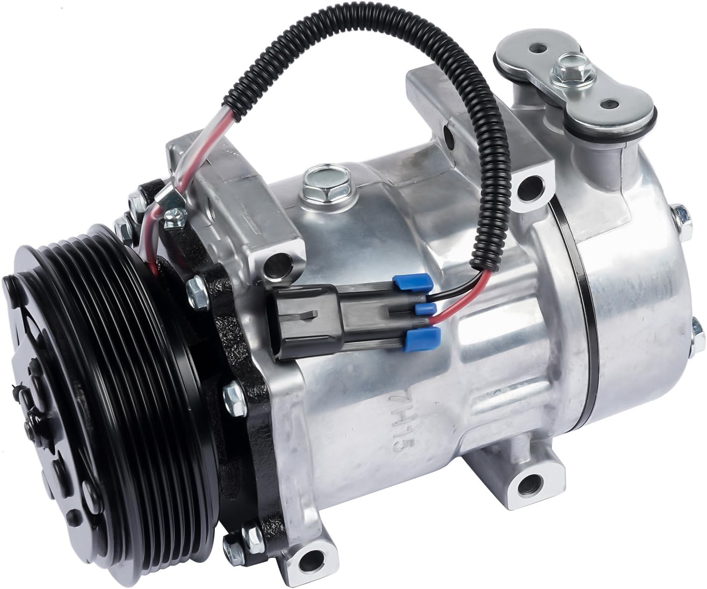 Air Conditioner AC Compressor with Clutch F696001122 Replacement for Kenworth C500 K100E T2000 T300 T600A T680 T800 T880 W900 AKWH