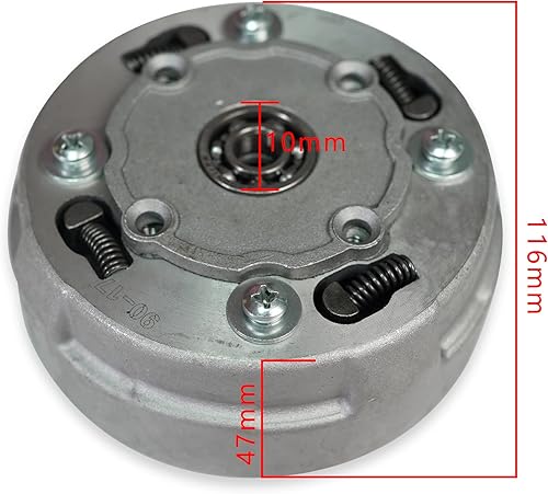 Miniatura 5 de Ensemble de embrague CLEO de 18 dientes para motores semiautomáticos de 50 cc-125 cc para Dirt Bikes ATV Go-Kart Taotao