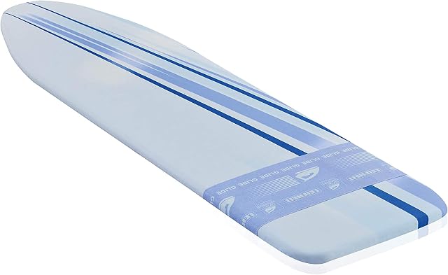 Leifheit Pokrowiec na deskę do prasowania Thermo Reflect Glide & Park S/M, powierzchnia do prasowania do 125 x 40 cm, żelazko parowe, odbicie pary i ciepła, strefa przesuwna do szybkiego prasowania