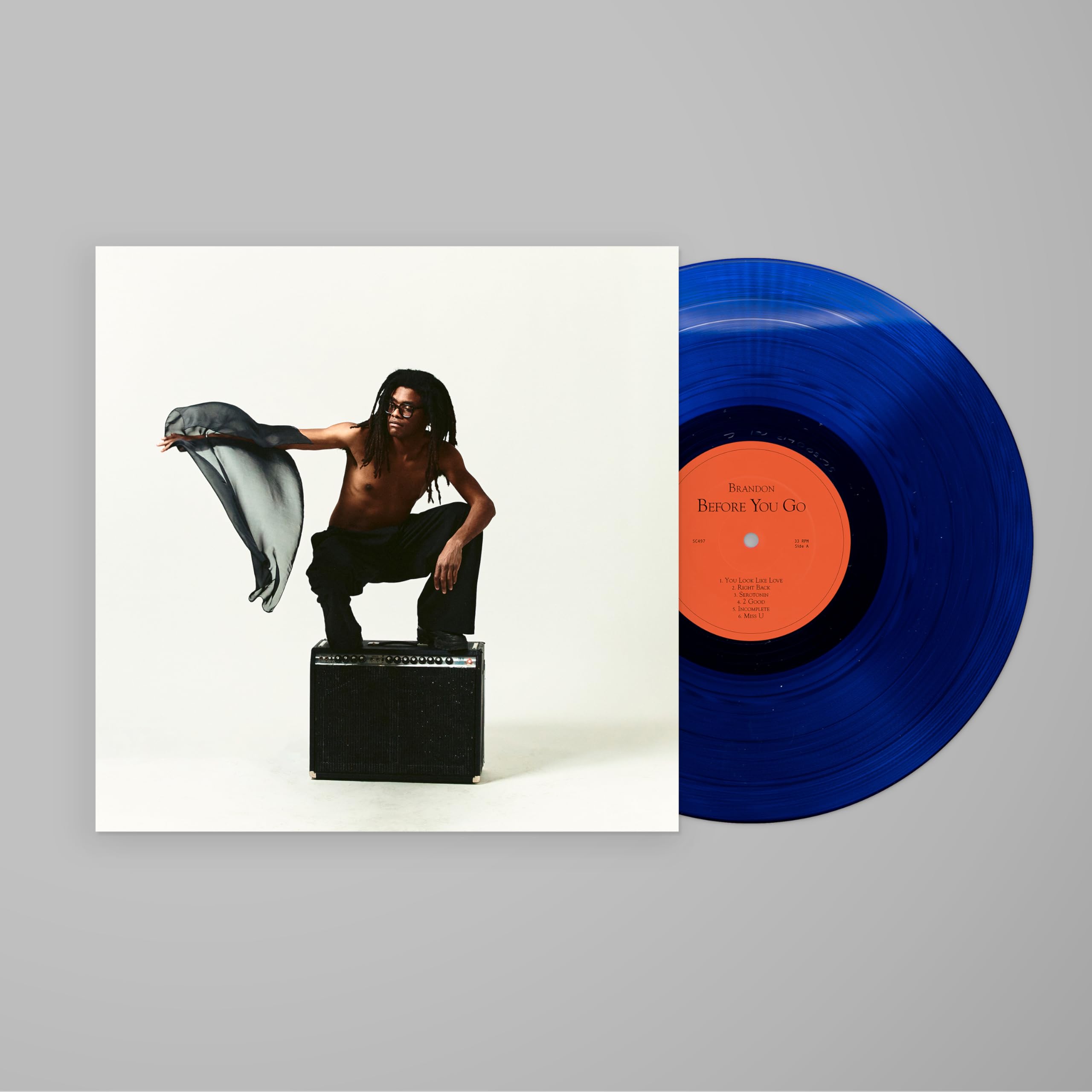 BRANDON - Before You Go - Vinyl (translucent blue vinyl LP)