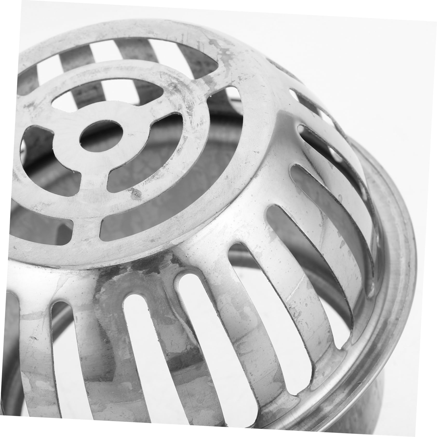 Homoyoyo Couvercle de Drain Acier Inoxydable pour Gouttière Protection Blocage avec Conception à Haute Capacité pour Évacuation Rapide des Eaux Pluviales Prévention des Débris et
