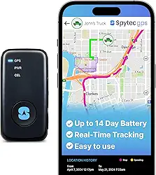 Spy Tec Spytec Gps Mini Rastreador Gps para Veículos, Carros, Caminhões, Entes Queridos, Crianças, Frotas, Dispositivo Rastreador Gps para Veículos, Atualizações Ilimitadas de 5 Segundos e Rastreament