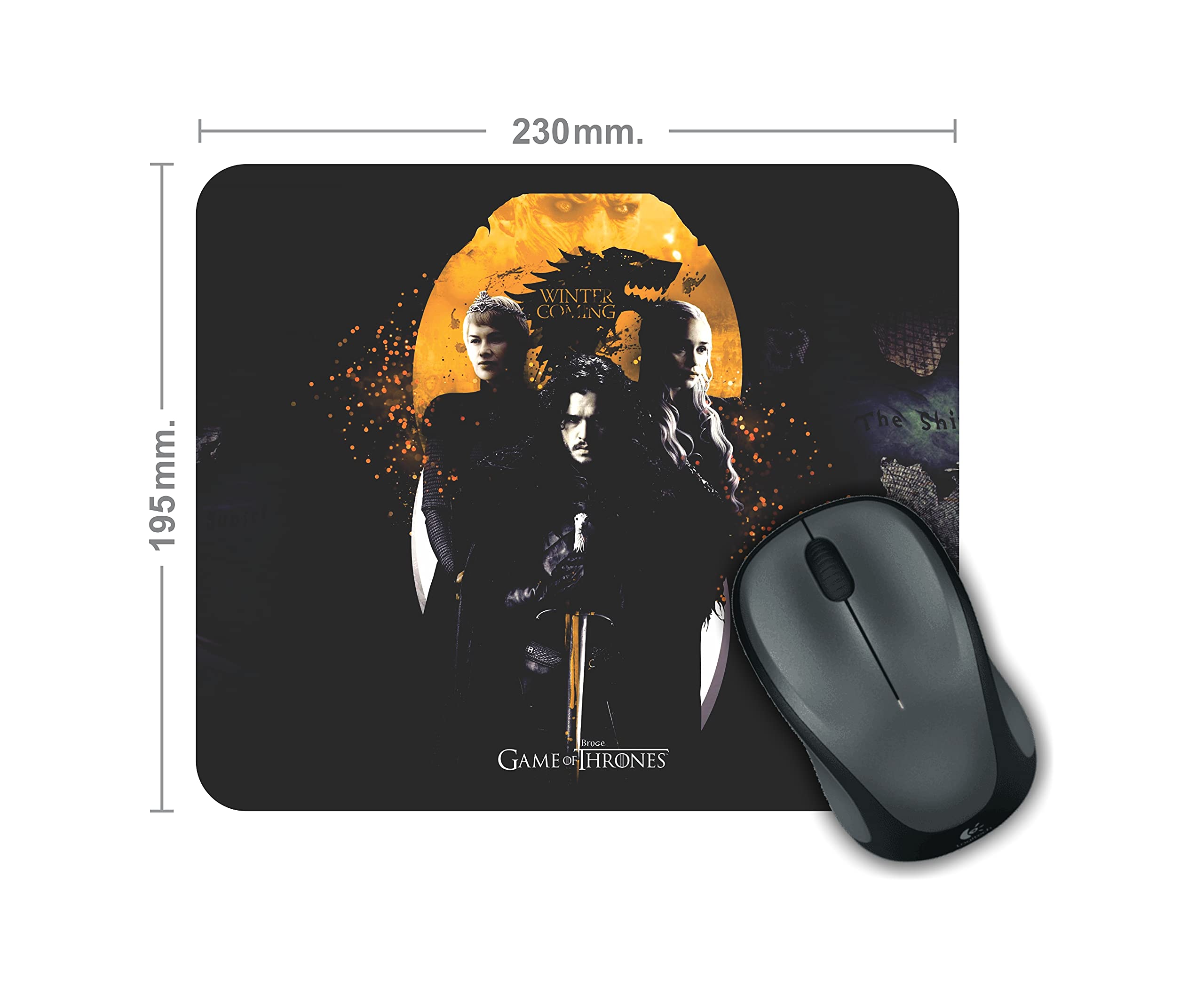 AAPTEES Game of Thrones Anti Skid Designer Mouse Pad for laptops and Computers Gaming Mouse Pad 1