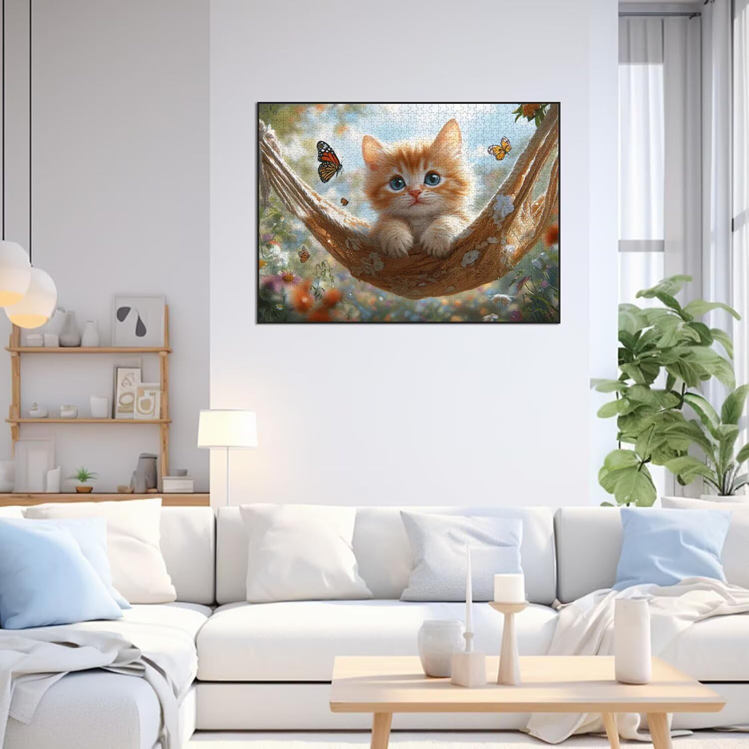 Puzzle 4000 Pezzi primavera Puzzle Classici per Gioco Familiare, n-77 | Impossibile Puzzles, Intrattenimento Creativo, Rilassamento e Intelligence, Regalo per Amore e Amico, Decorazioni Casa, gatto