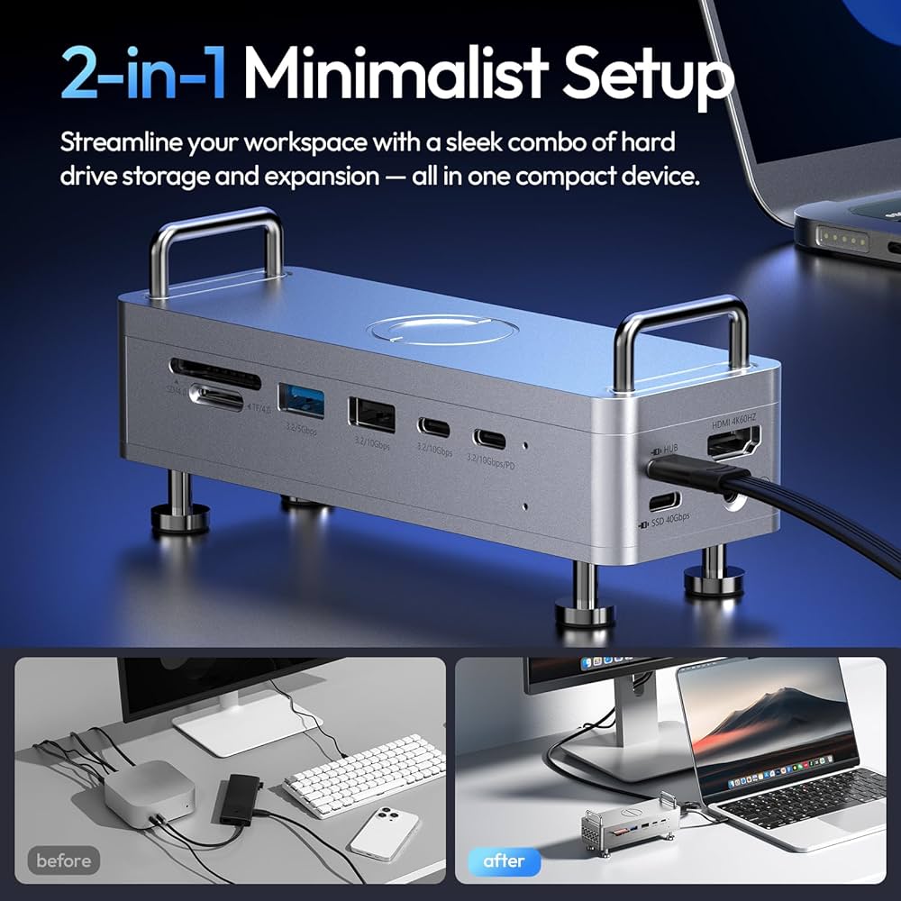 Amazon.com: ULANZI QT03 Docking Station & Stand with NVME