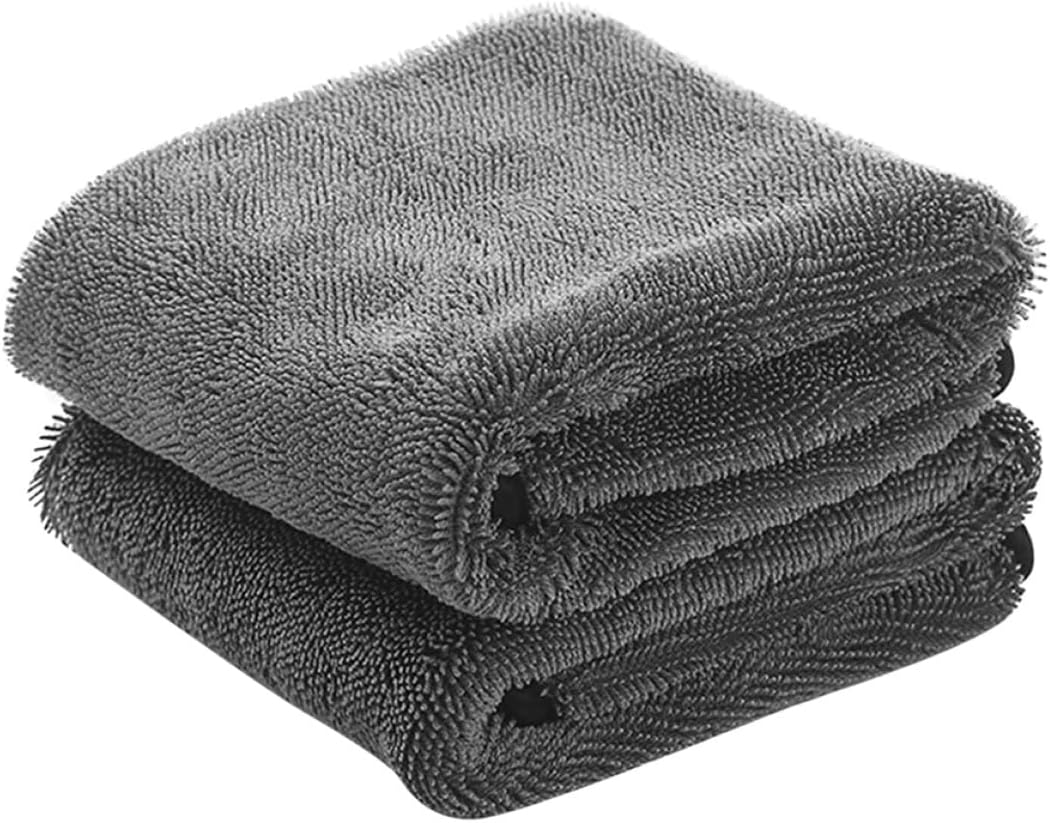 Microfiber Car Washing Towel 40x40cm Absorbent Auto Drying Cloth Thick High Water-Absorption Cleaning Rag for Exterior Car Care and Detailing