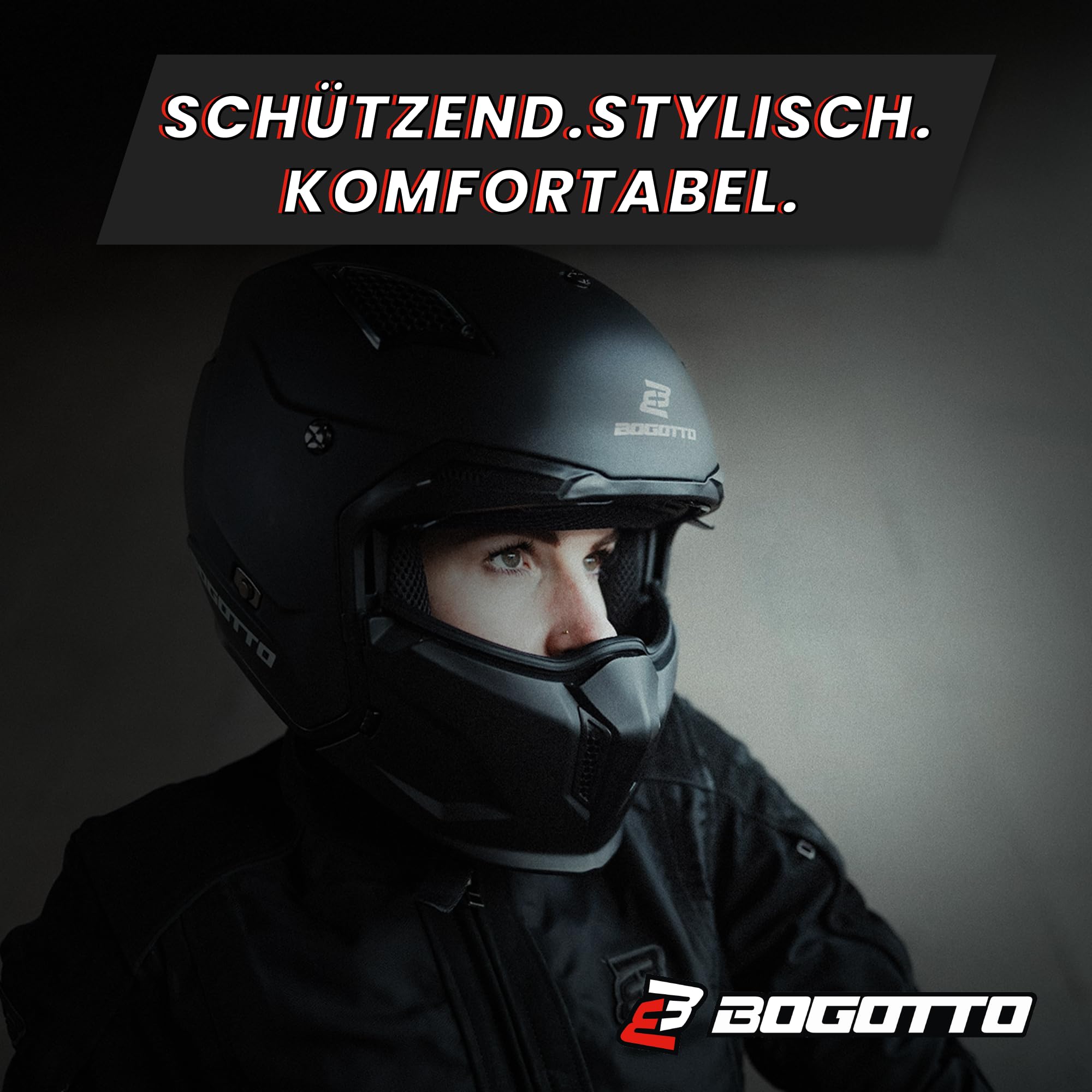 Bogotto Radic 22.06 Helm, grün matt, S | Leicht zu wechseln