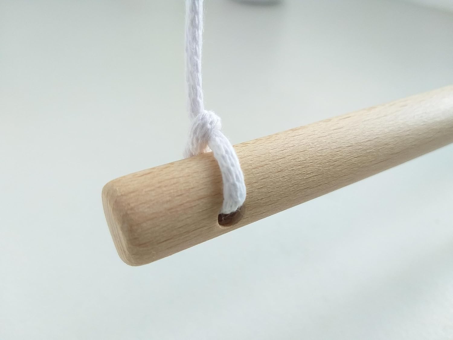 Wooden Dowel with Two Holes, Hardwood Dowels Rods for Quilt