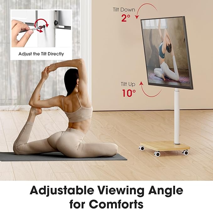 Soporte para TV rodante AOKCOS para TV de 32 a 75 pulgadas miniatura 7