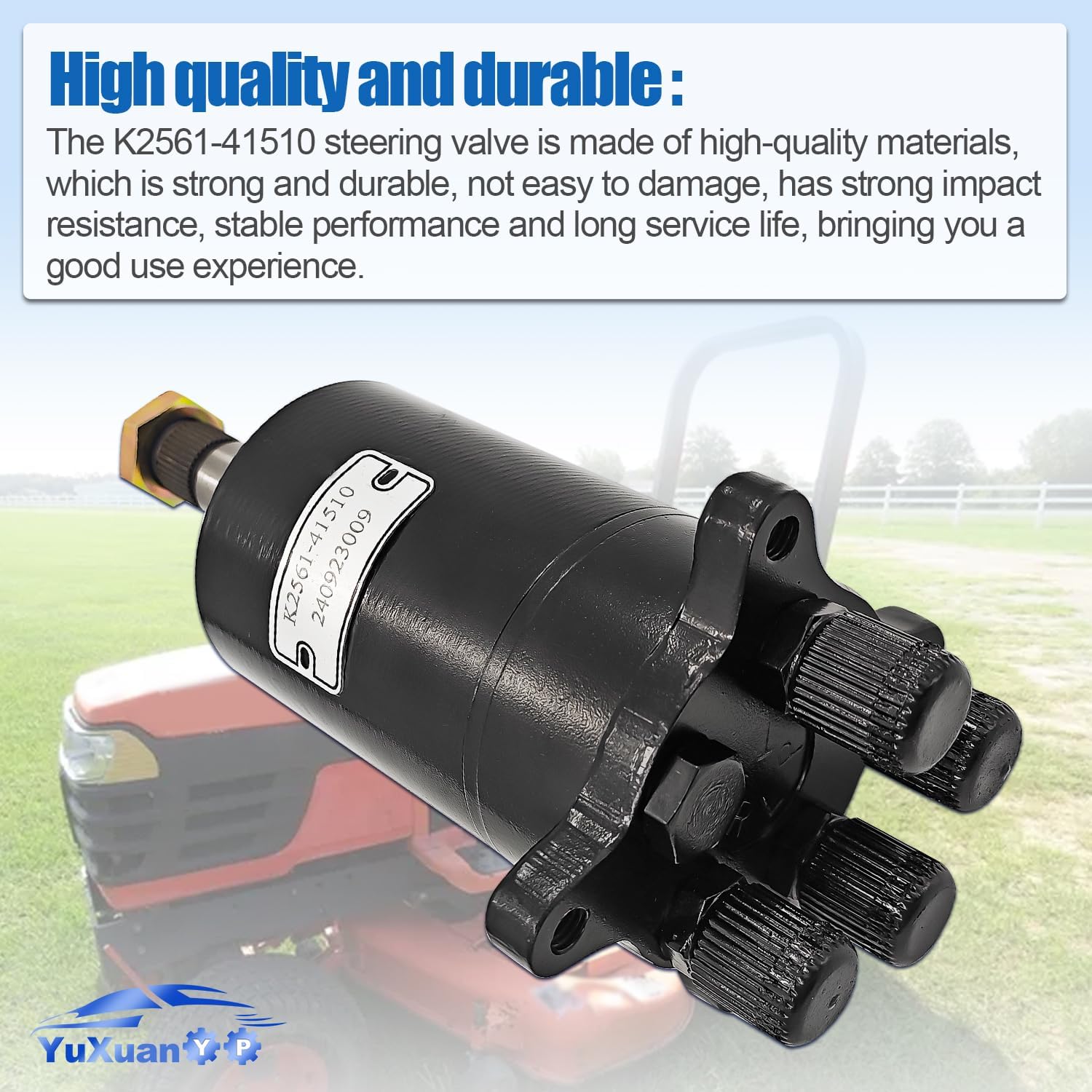 150L0065 Hydraulic Motor Steering Valve Fits for Kubota BX1870 BX2200 BX2230 BX1500 BX1800 BX1830 BX1850 BX1860 BX1880 BX2350 BX2360 BX2370 BX2380 BX2660 BX2670 BX2680# K2561-41510