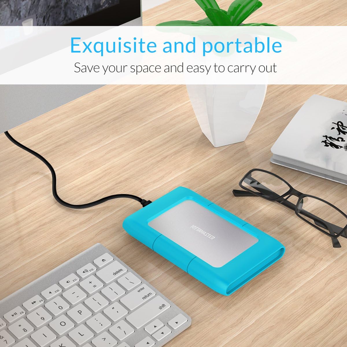 Gеt Dіѕсоunt 70% Prісе Yottamaster Aluminum 2.5 Inch USB C 1TB External Hard Drive HDD USB3.1 Gen1 T100C3
