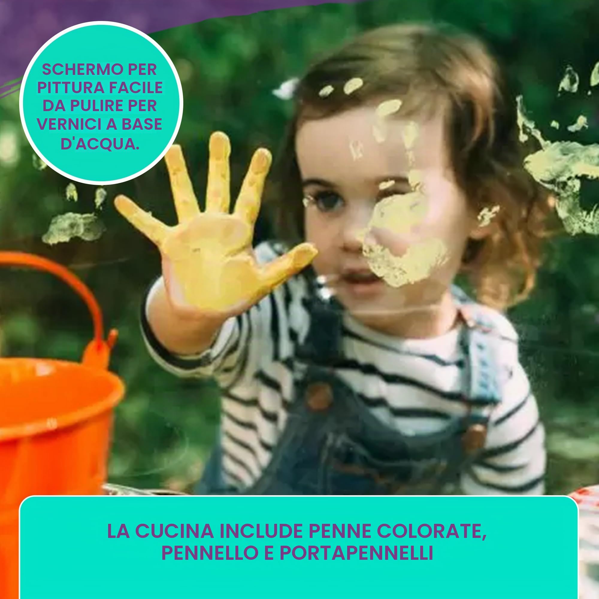 Plum Discovery Outdoor Mud Pie Kitchen Sensory Play – Fioriera integrata da giardino, lavello, utensili da cucina, schermo facile da pulire con vernice a base d'acqua, adatto per bambini dai 3 anni in
