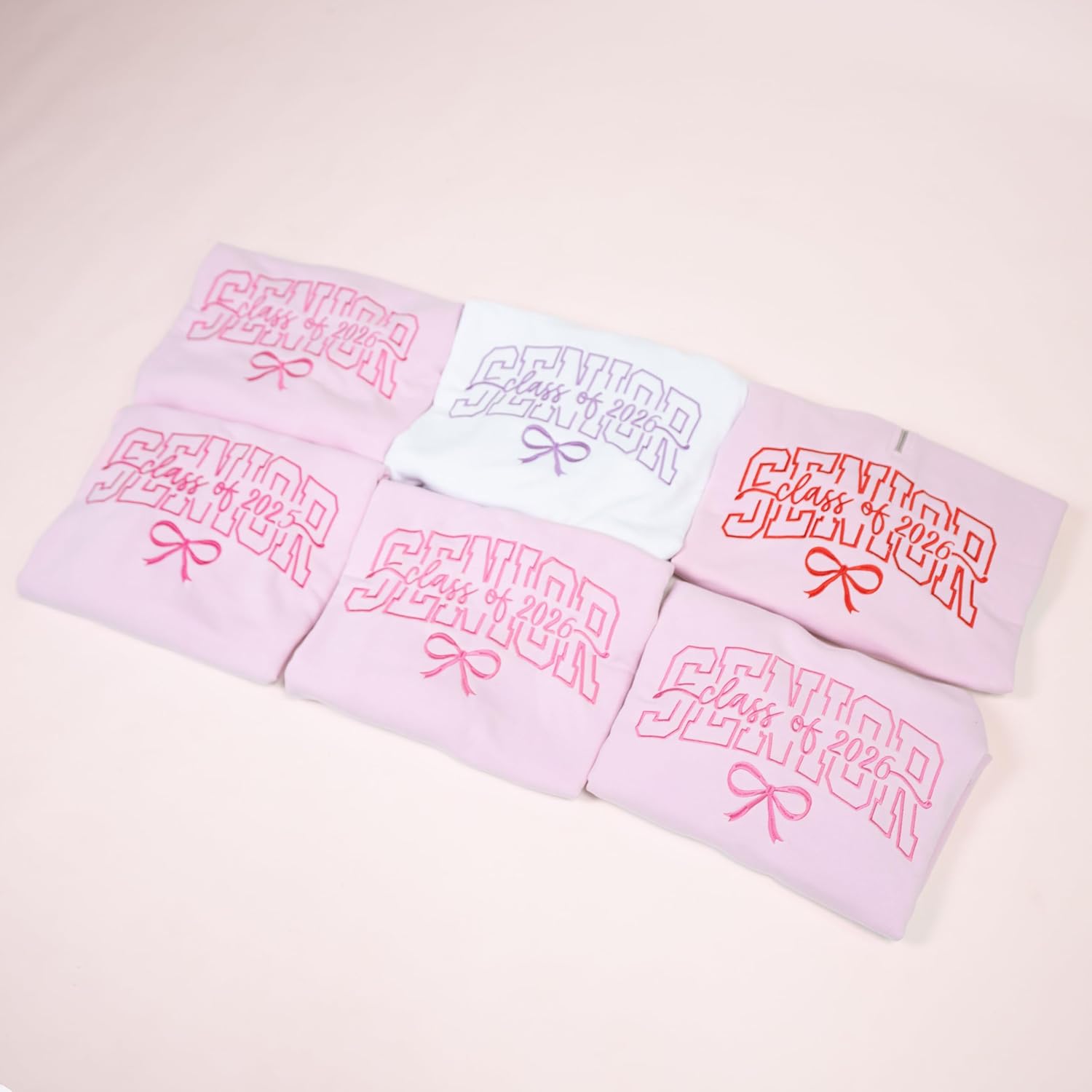 NAZENTI Personalized Embroidered Senior Sweatshirt Class of 2026, Custom Graduation Hoodie, School Shirt for Her or Him - Image 6