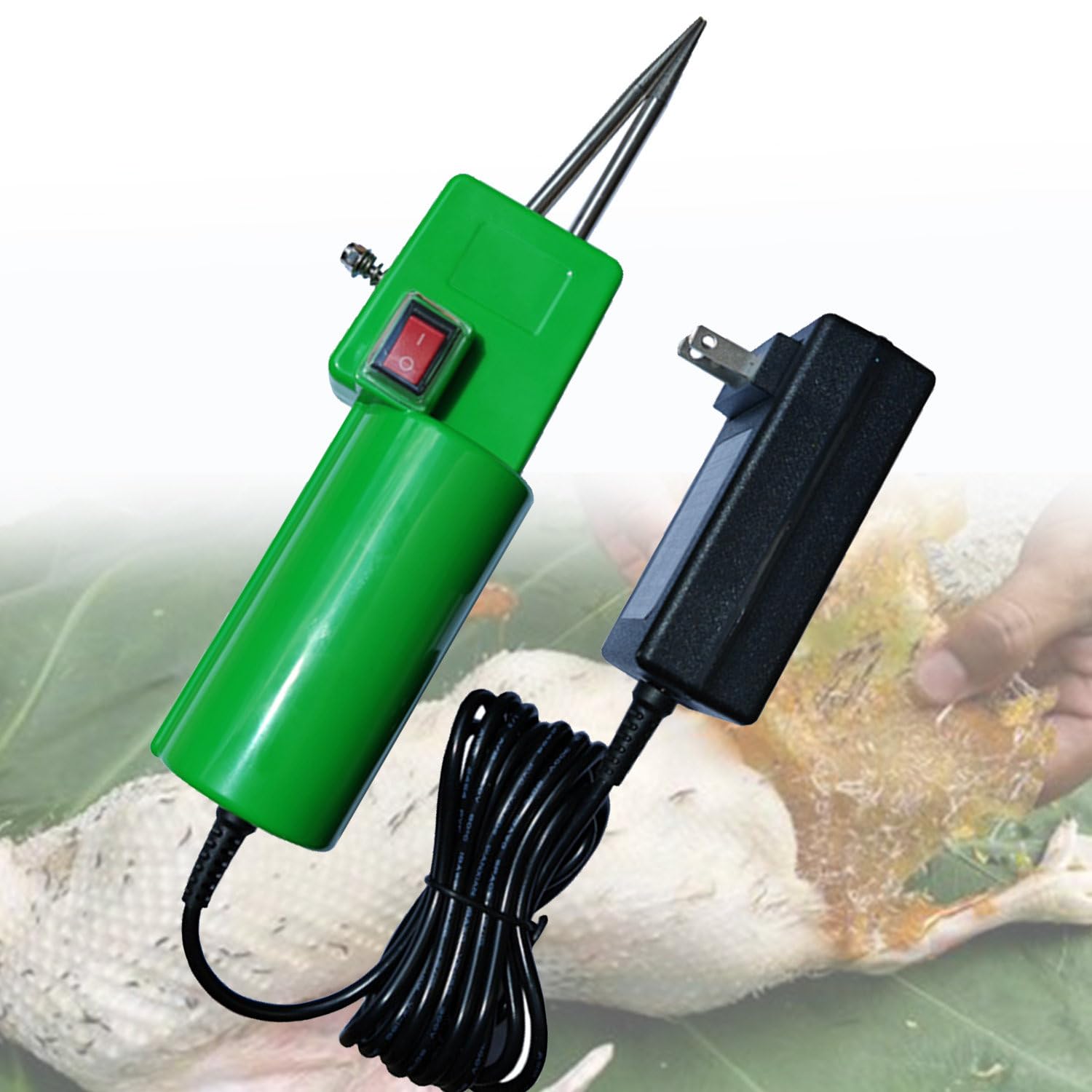 Machine à plumer poulet et volaille électrique et portative pour canard