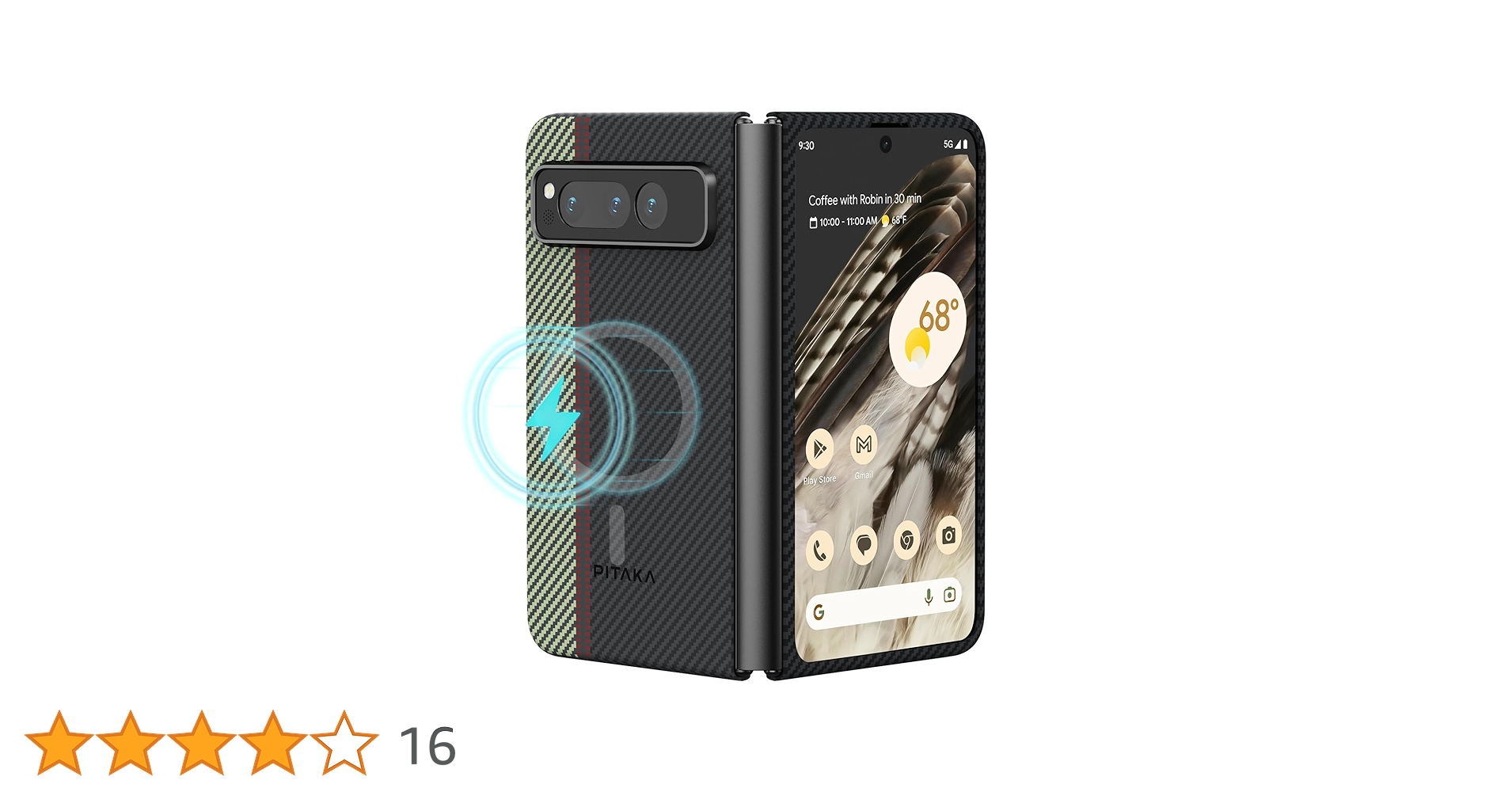 Amazon.co.jp: 「PITAKA」Pixel Fold ケース MagEZ Case 3 Amazon.co.jp: 「PITAKA」Pixel Fold ケース MagEZ Case 3