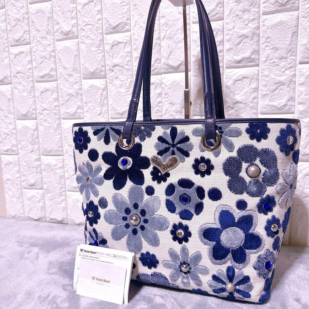新品 Think Bee! 花柄 ブルーカナリー 長財布 未使用 タグ付き 新品 Think Bee! 花柄 ブルーカナリー 長財布 未使用 タグ付き - メルカリ