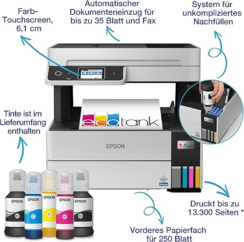 Epson EcoTank ET-5170 — galinė pusė