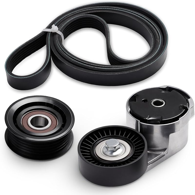 Kit tensionador da correia serpentina com polia Loautong 3.6L para Jeep Grand Cherokee e Dodge Durango 2011-2012 – Conjunto