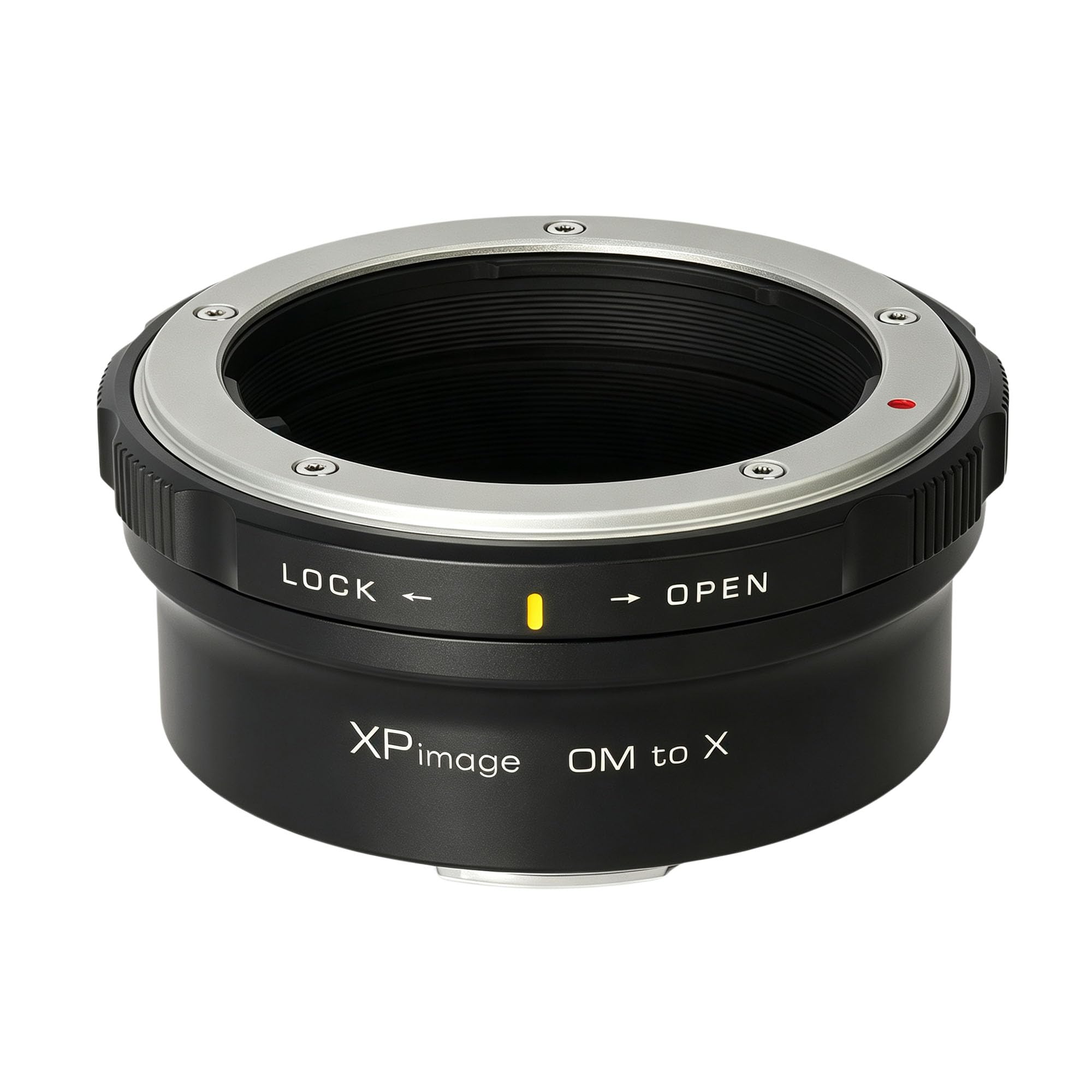 Adattatore per obiettivo Olympus OM Zuiko su fotocamera Fujifilm X