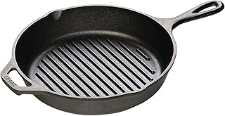Lodge Cast Iron Grill Pan, 10.25-inch