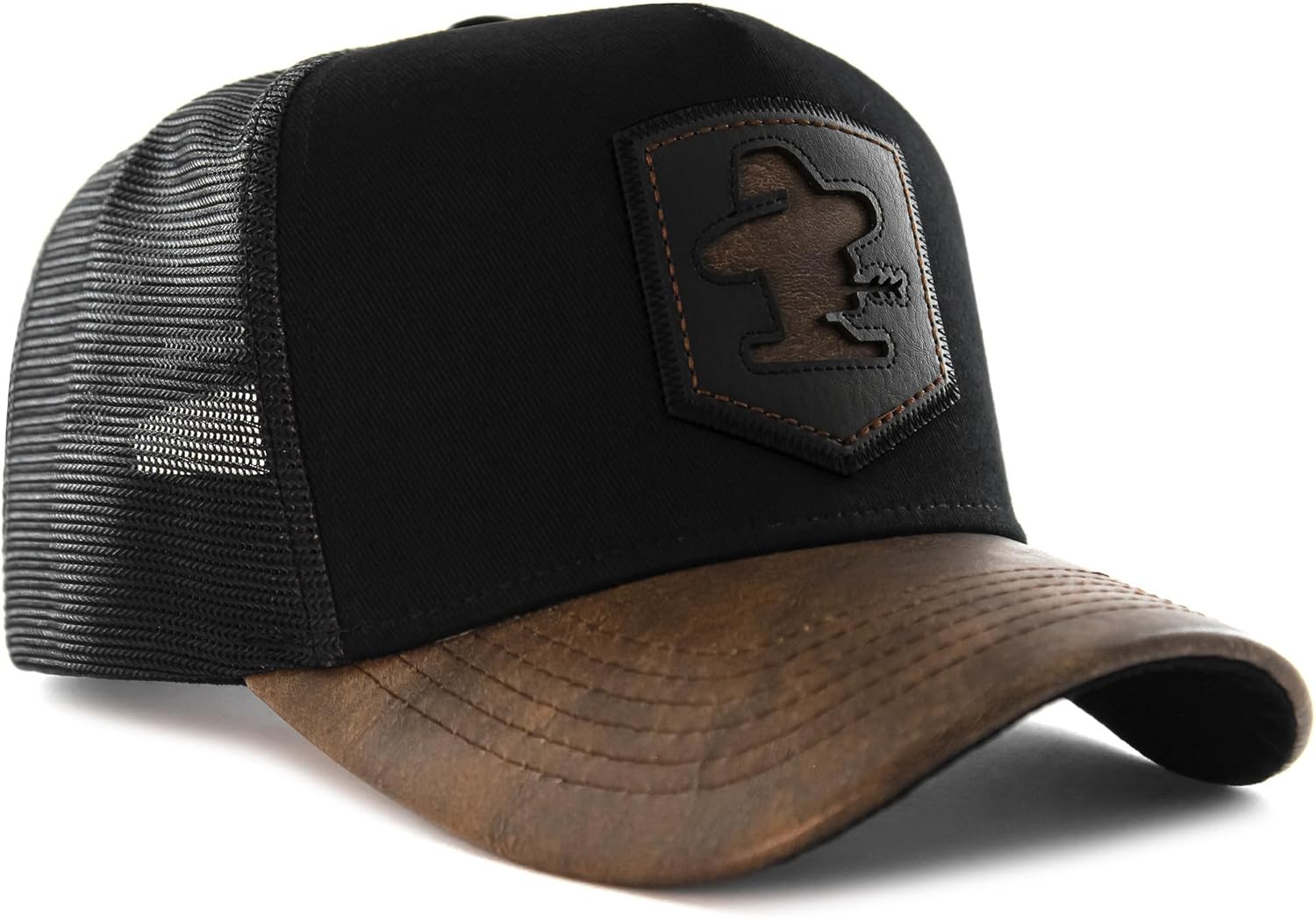 Sacudido's | Logo | Black | Trucker Cap, Agribusiness, Ranch Hat, Farm Cap, Adjustable, for Men and Women, Great for Hunting