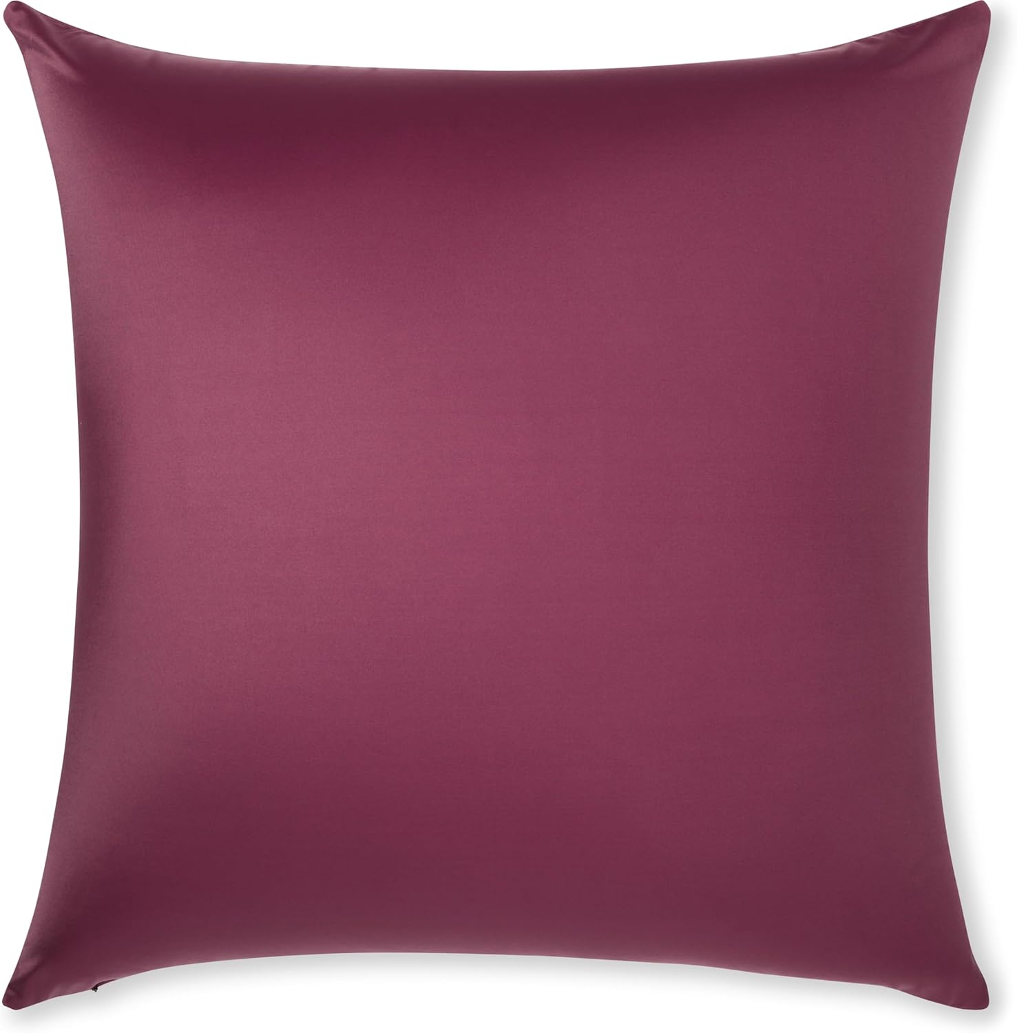 PILLOWY 16" x 16" Throw Pillow - Dark Lavendar: 1 PCS Luxurious Premium Microbead Pillow With 85/15 Nylon/Spandex Fabric. Forever Fluffy, Outstanding Beauty & Support. Silky, Soft & Beyond Comfortable
