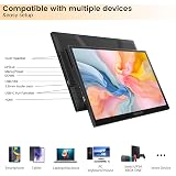 Monitor Portátil Touchscreen 17,3" Full HD 1080P, IPS, USB-C e HDMI, Toque de 10 Pontos, Alto-falantes Duplos, Capa Suporte, VESA, para Notebook, PC, Mac, PS5, Xbox e Switch — imagem 7