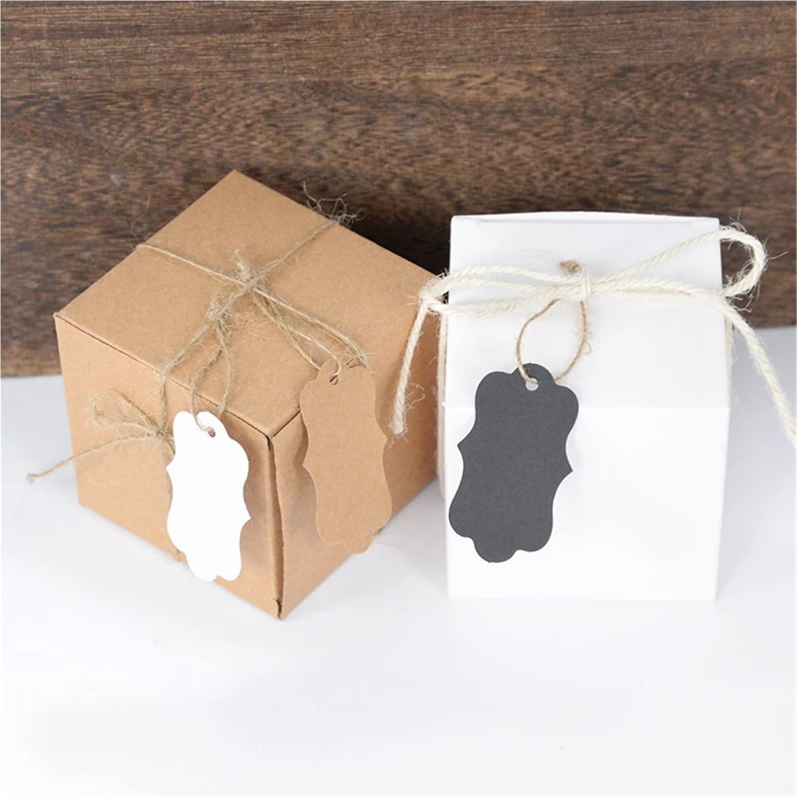 Handgefertigte Geschenkanhänger mit Schnur for Kleidung, Geburtstag, Hochzeit, Urlaub, DIY-Bastelarbeiten