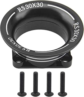 Metal Motor ESC Cooling Fan Cover Air Inlet Channel 3010 for 30mm×30mm 540 550 Motor Fan Compatible with 1/8 1/10 1/12 RC Car Truck (Black)