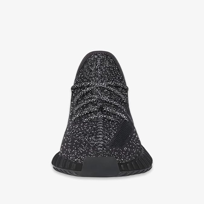 adidas Mens Yeezy Boost 350 V2 Reflective FU9007 Black - Static - Size 14