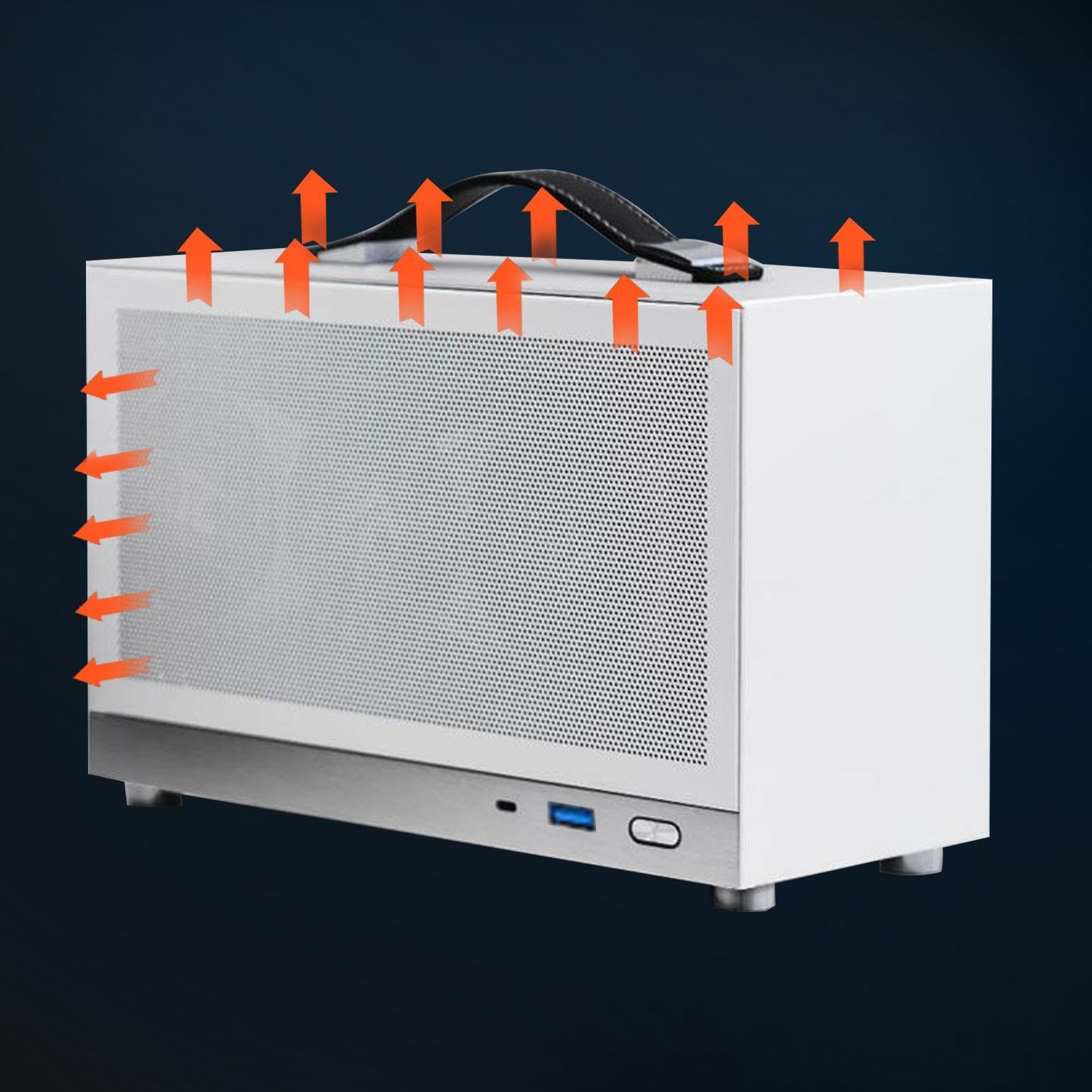 Ordinateur hôte compact, boîtier ultra-petit mini, châssis ITX portable