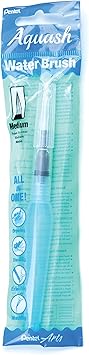 Pentel Japan Aquash Waterbrush Water Brush Pen, Medium
