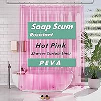 Vista 16 de AmazerBath Forro de cortina de ducha extra largo, forro de cortina de ducha transparente de 96 pulgadas de largo, 72 x 96 pulgadas, forro de cortina