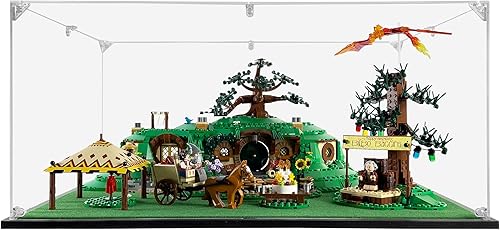 Miniatura 8 de SONGLECTION Vitrina acrílica compatible con Lego Rivendell #10316, vitrina a prueba de polvo (solo funda) (juegos de Lego no incluidos)