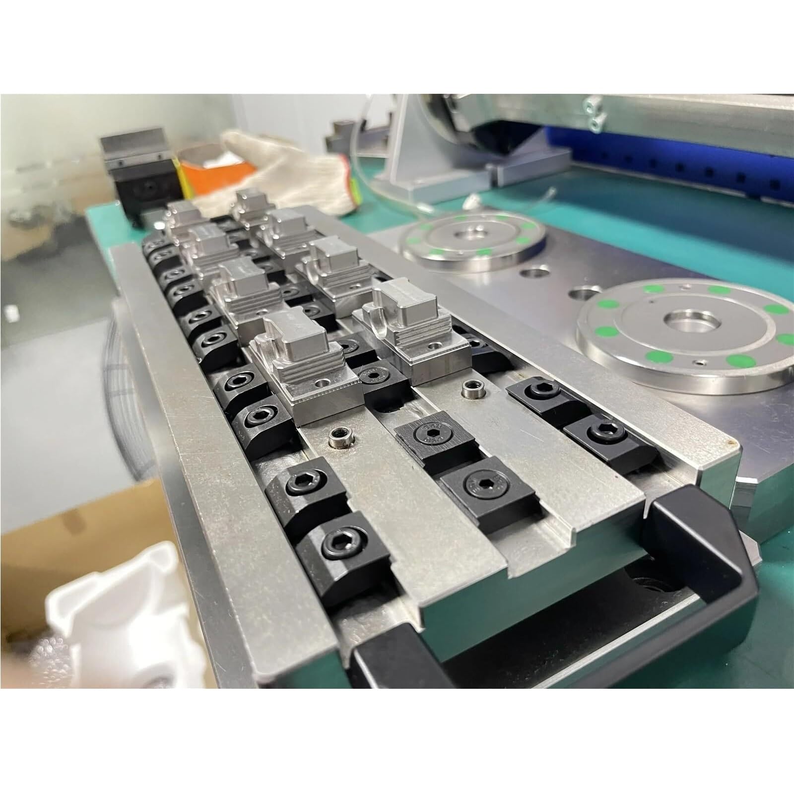 Pince Centrale D'usinage CNC Multi-stations, 2 Pièces, M6 M8 M10 M12