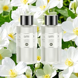 Amor Lyris 2 Packs Essential Oil Refill for Smart Car Air Freshener, 3.5OZ Car Diffuser Refill, Aromatherapy Perfume Refill Can be Used for 4-8 Months, Made with Natural Plant Extracts, Jasmine