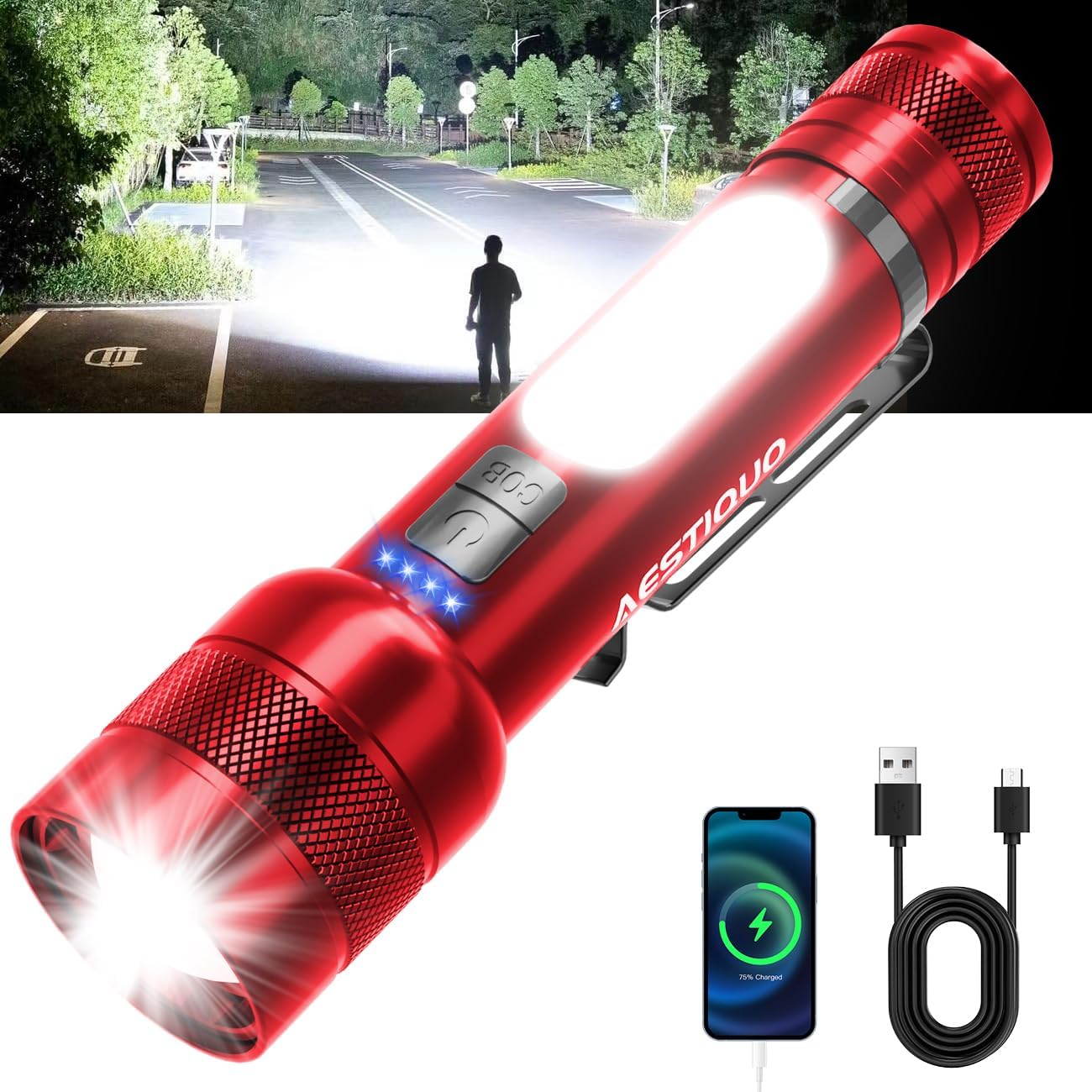 超高輝度 懐中電灯 強力 25000ルー