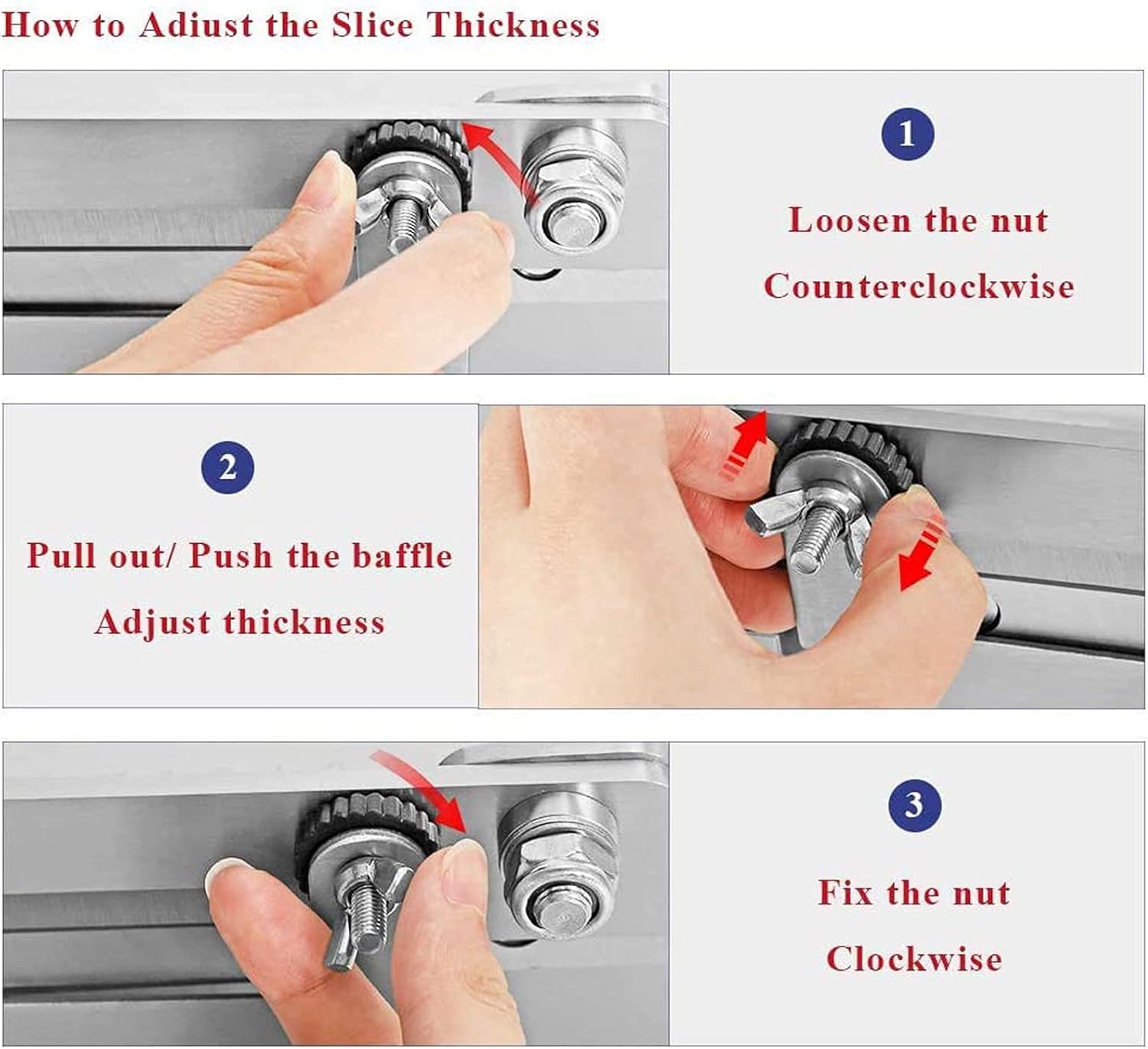 Frozen Meat Slicer, Manual Meat Slicing Machine, Mutton Roll Food Slicer Stainless Steel Adjustable Thickness Slicer,for Freezing Beef And Mutton Vegetables Cheese