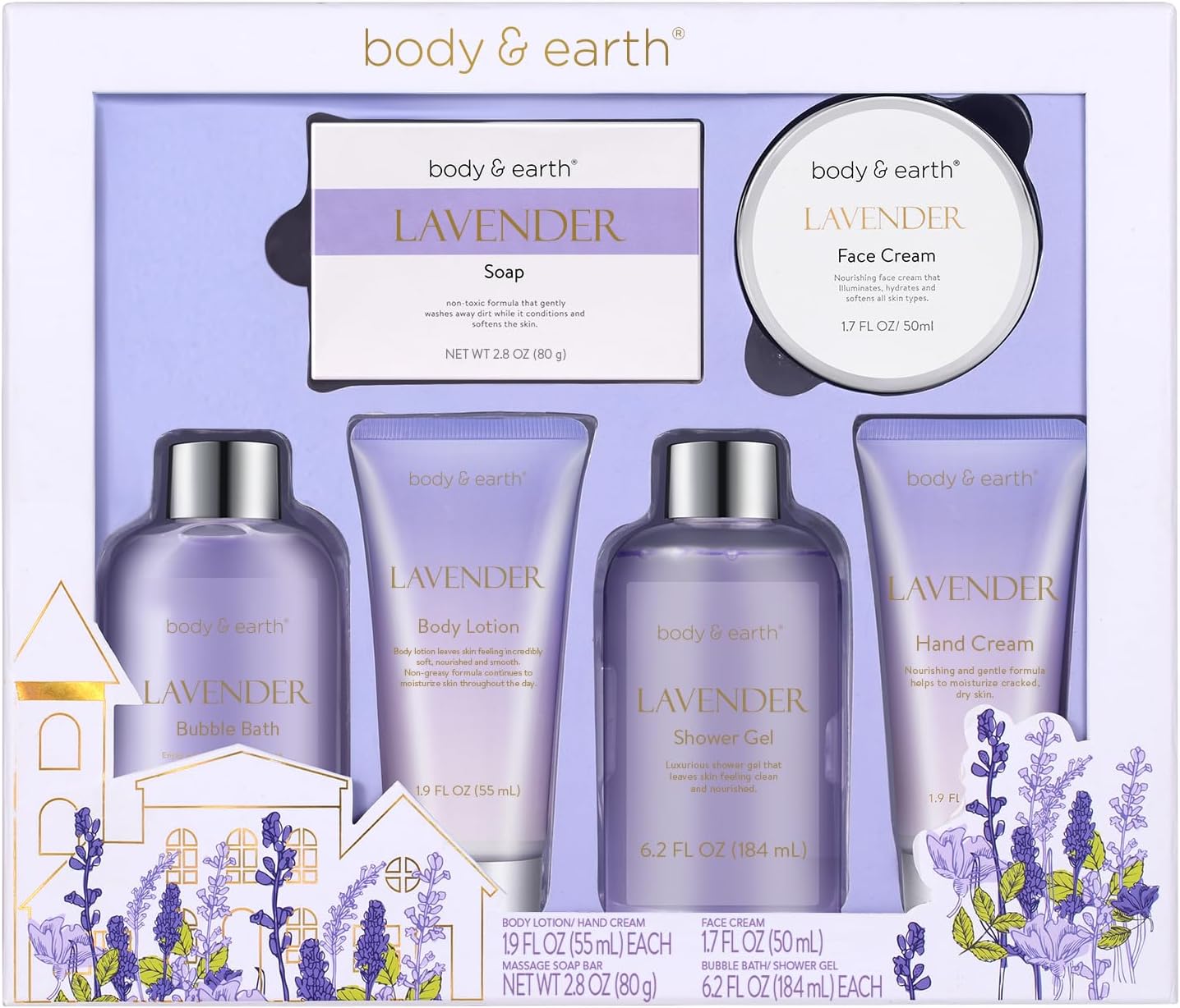 Lavender Bath Gift Set