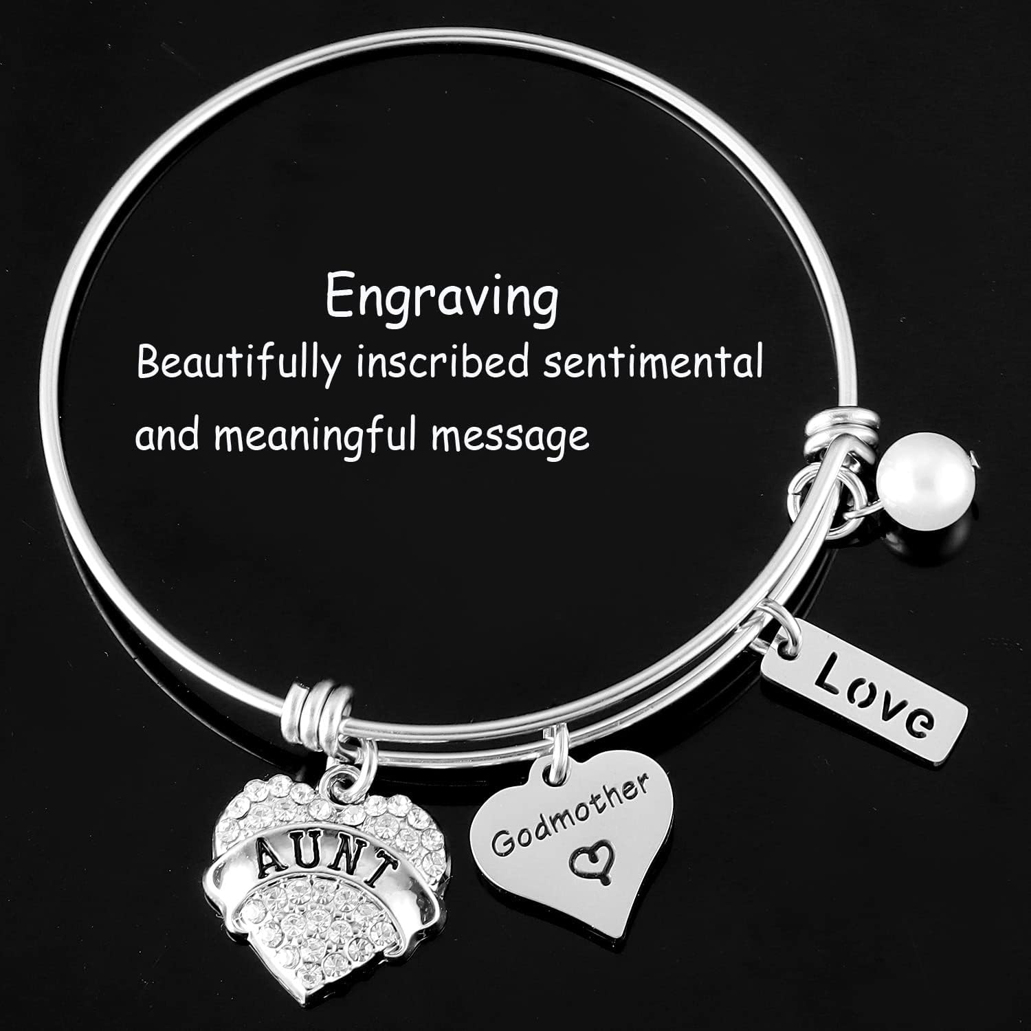 Kivosliviz Godmother Bracelet Gifts for Women Godmothers Gift Godmom Jewelry Godmother Bracelets - Image 3