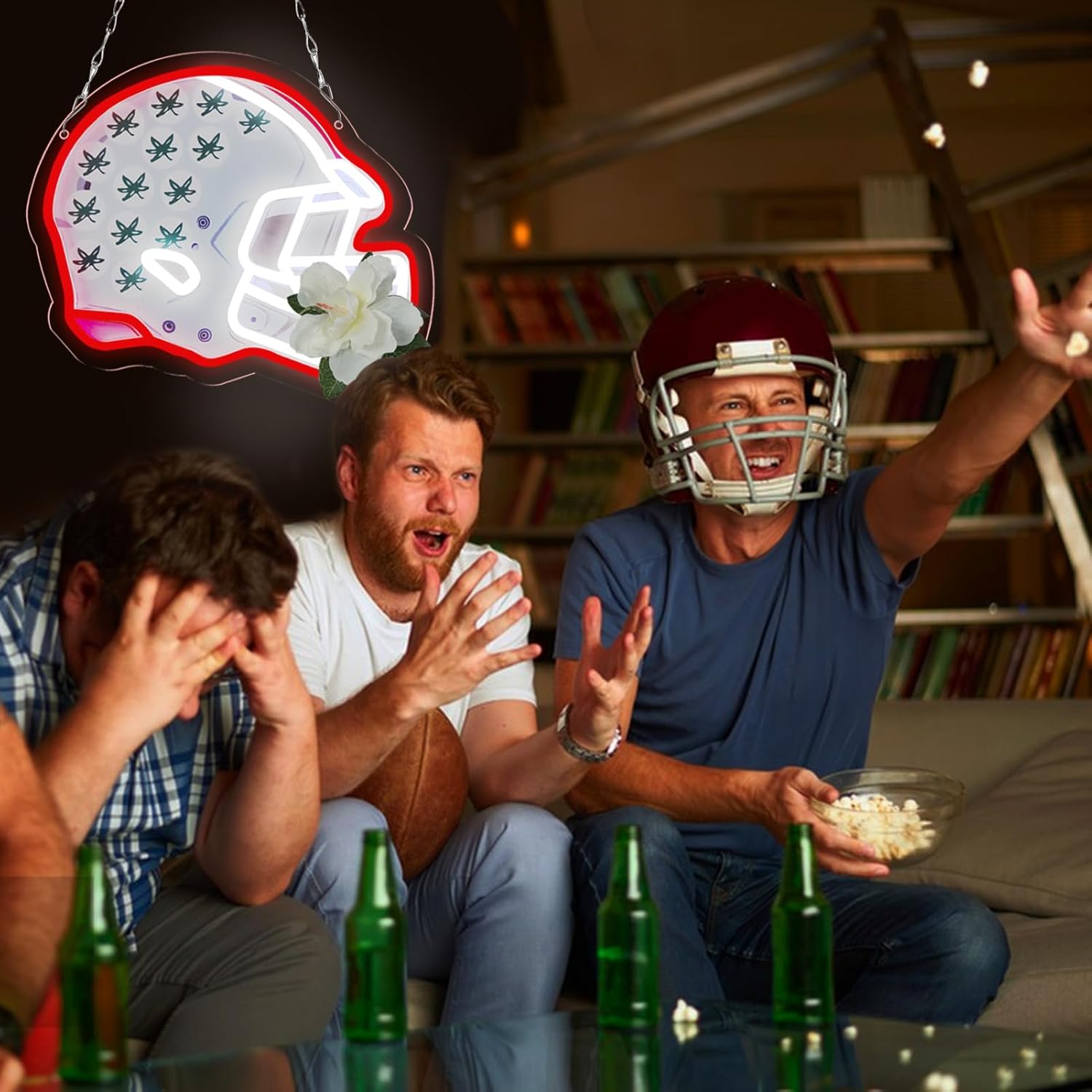 Pugna Football Merch Neon Signs for Wall Decor University Football Team Neon Lights for Bedroom Led Signs Suitable for Dormitory Man Cave Christmas Gift - Image 6