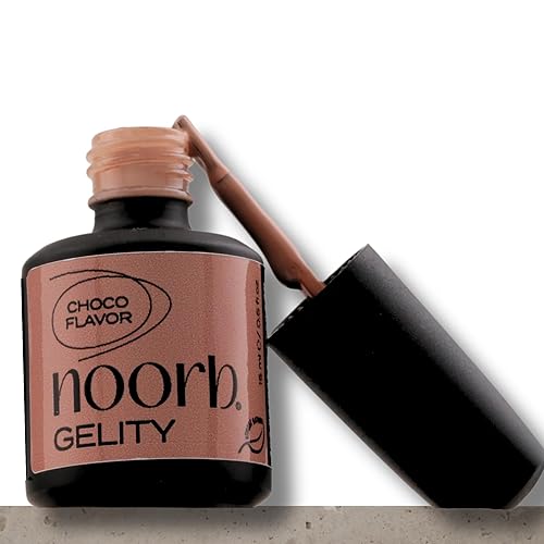 Esmalte de gel marrón claro, esmalte de uñas de gel natural con pigmentos orgánicos, esmalte de gel de uñas UV para remojar el esmalte de uñas marrón