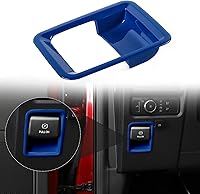 Vista 10 de Voodonala Cubierta de anillo para interruptor de control de interruptor de freno de mano de consola central para Ford F150 2021 2022