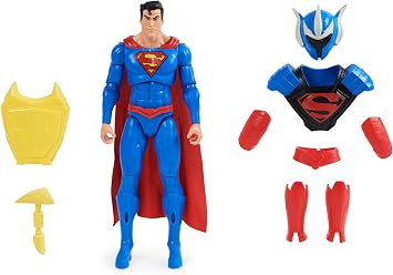 DC Comics Superman Man of Steel aksiyon figürü, 30 cm, heyecan verici rol yapma oyunu için 9 parçalı tam hareketli figür, 4 yaşından büyük çocuklar için oyuncak