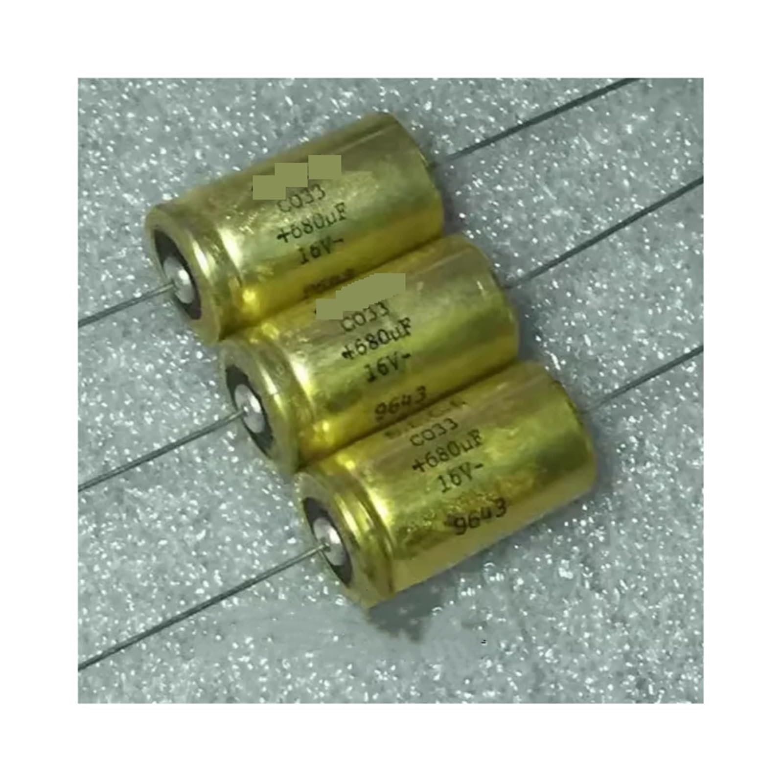 Condensateur 16V DC 680UF de précision à faible tolérance thermique